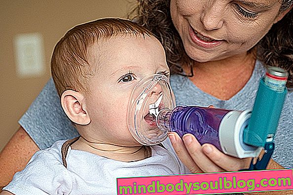 Инхалатор за астма с дистанционер за бебета