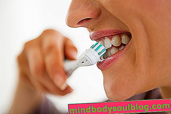 Zahnseide und putzen Sie Ihre Zähne